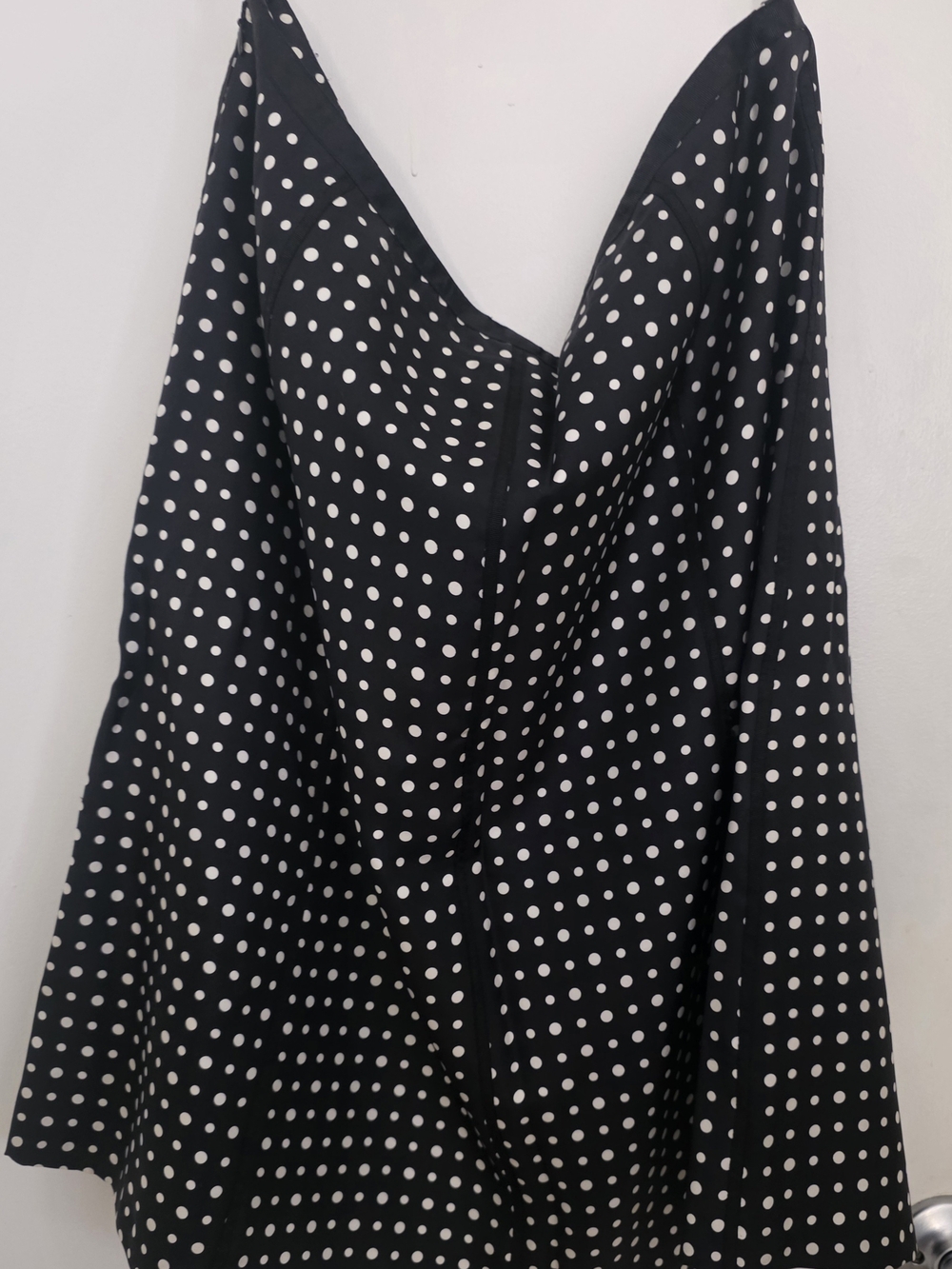 Style & Co. Black and White Polka Dot Pencil Skirt